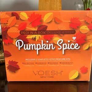 Voesh New York Pumpkin Spice Pedi in a Box Deluxe 4 Step